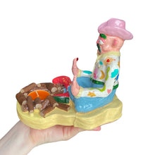 Load image into Gallery viewer, Boho Cowboy Campfire Candle Holder (One-off)