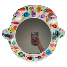 Load image into Gallery viewer, 'Sea-Life' BIG Ponky Wall Mirror (one-off)