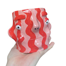 Load image into Gallery viewer, 'Pink Wavy' Classic Pot (One-Off)