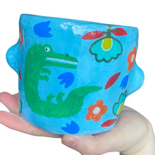 Load image into Gallery viewer, 'Croc Jungle' Chunky Pot (One-Off)