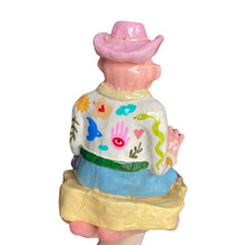 Load image into Gallery viewer, Boho Cowboy Campfire Candle Holder (One-off)