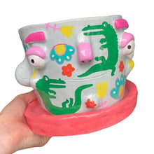 Load image into Gallery viewer, 'Crocs' Large Plant Pot (one-off)