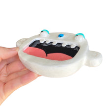 Load image into Gallery viewer, 'Graphic Face Teal' Ponky Soap Dish