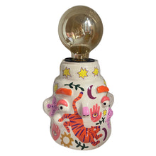 Load image into Gallery viewer, 'Boho Tiger' Lamp Base  (One-Off)