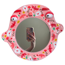 Load image into Gallery viewer, 'Valentines' BIG Ponky Wall Mirror (one-off design)