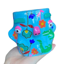 Load image into Gallery viewer, 'Croc Jungle' Classic Pot (One-Off)