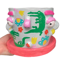 Load image into Gallery viewer, 'Crocs' Large Plant Pot (one-off)