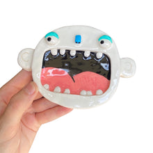 Load image into Gallery viewer, 'Graphic Face Teal' Ponky Soap Dish