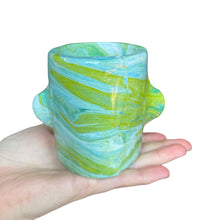 Load image into Gallery viewer, 'Leafy Greens' Lil' Pot (one off)