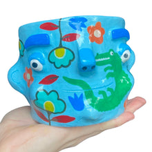 Load image into Gallery viewer, 'Croc Jungle' Chunky Pot (One-Off)