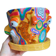 Load image into Gallery viewer, 'Funky' Large Plant Pot (one-off)