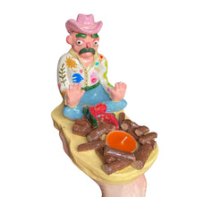 Load image into Gallery viewer, Boho Cowboy Campfire Candle Holder (One-off)