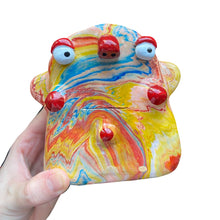 Load image into Gallery viewer, Multicolour swirl Marble Glasses Holders (one-off)