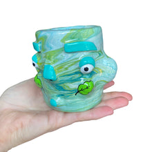 Load image into Gallery viewer, 'Leafy Greens' Lil' Pot (one off)