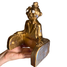 Load image into Gallery viewer, 'Golden' The PonkyWot Butler Toilet Roll Holder