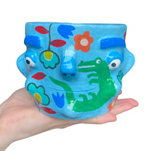 Load image into Gallery viewer, 'Croc Jungle' Chunky Pot (One-Off)
