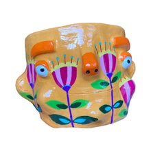 Load image into Gallery viewer, 'Retro Flower' Chunky Pot