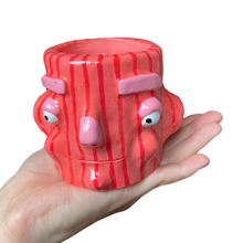 Load image into Gallery viewer, 'Simple Stripes in Pink' Lil' Pot