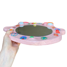 Load image into Gallery viewer, 'Pink Bugs' BIG Ponky Wall Mirror (one-off)