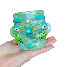 Load image into Gallery viewer, 'Leafy Greens' Lil' Pot (one off)