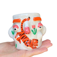 Load image into Gallery viewer, 'Tigers' Lil' Pot (one-off)