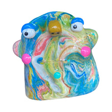 Load image into Gallery viewer, Marble Glasses Holders multi blue n pink (one off ready to ship)