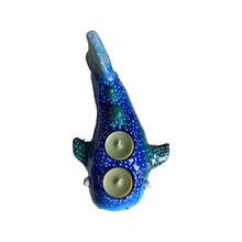 Load image into Gallery viewer, Blue & Green Whale Shark Tealight Candle Holder (One-Off)