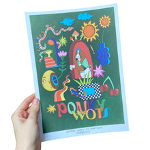 Load image into Gallery viewer, 'Surreal Cooper's World' Print by PonkyWots A4