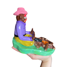 Load image into Gallery viewer, Cowboy Campfire Candle Holder (One-off Groovy)