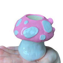 Load image into Gallery viewer, Mushroom Tea-light Candle Holder (Pink)