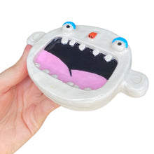 Load image into Gallery viewer, 'Graphic Face Blue' Ponky Soap Dish