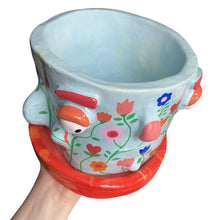 Load image into Gallery viewer, 'A Garden in the Sky' Large Plant Pot (One-Off)