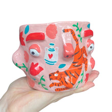 Load image into Gallery viewer, 'Orange Tiger' Chunky Pot (One-Off)