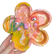 Load image into Gallery viewer, 'Tropical Marble' Flower Dish (One-off)