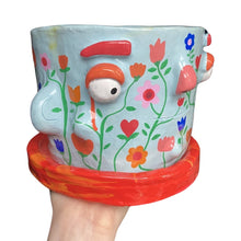 Load image into Gallery viewer, 'A Garden in the Sky' Large Plant Pot (One-Off)