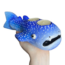 Load image into Gallery viewer, Deep Sea Whale Shark Tealight Candle Holder (One-Off)