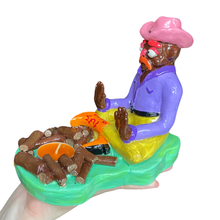 Load image into Gallery viewer, Cowboy Campfire Candle Holder (One-off Groovy)