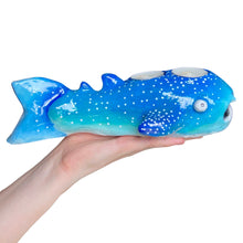 Load image into Gallery viewer, Aqua Blues Whale Shark Tealight Candle Holder (One-Off)