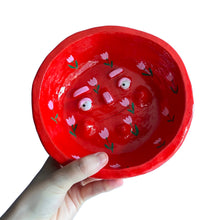 Load image into Gallery viewer, 'Red Tulips' Bowl