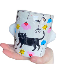Load image into Gallery viewer, 'Garden Cats' Classic Pot (One-Off)