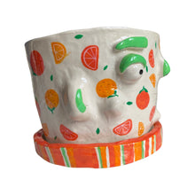 Load image into Gallery viewer, NEW Oranges Large Plant Pot (One-Off)