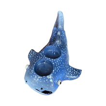 Load image into Gallery viewer, Dark Blue Whale Shark Tealight Candle Holder (only 1)