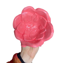 Load image into Gallery viewer, Pink Tulip Tea-light Candle Holder (dark green stem)