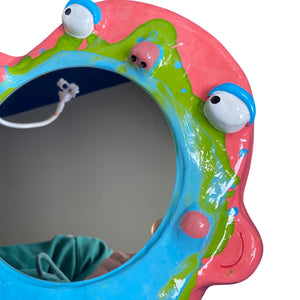 'Multi-Colour' Stand-Up Mirror (one-off)