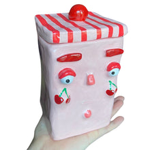 Load image into Gallery viewer, NEW 'Cherry' Storage Jar (One-Off)