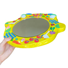Load image into Gallery viewer, 'Farmers Market' BIG Ponky Wall Mirror (one-off)