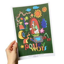 Load image into Gallery viewer, 'Surreal Cooper's World' Print by PonkyWots A4