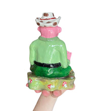 Load image into Gallery viewer, Woodland Cowboy Campfire Candle Holder (One-off)