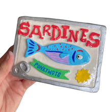 Load image into Gallery viewer, NEW Sardine Matchbox / Storage Tin (White)