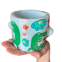 Load image into Gallery viewer, 'Croc Jungle' Chunky Pot (One-Off)